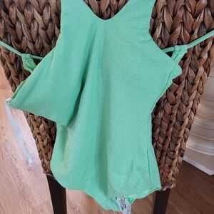BECCA Mint Green One-Piece Swimsuit